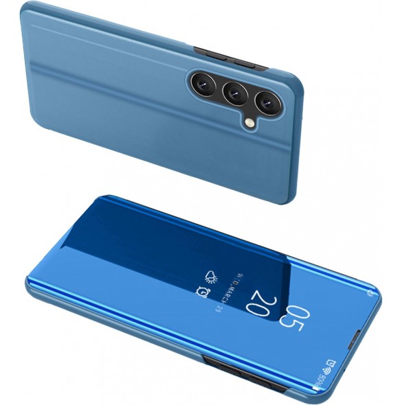 Hard Flip Fodral till Samsung Galaxy A25 Clear View Fodral - Blå