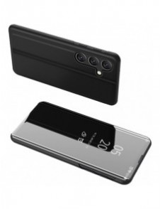 Hard Flip Fodral till Samsung Galaxy A25 Clear View Fodral - Svart