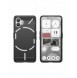 Carbon Case silikonfodral till Nothing Phone 2 - svart