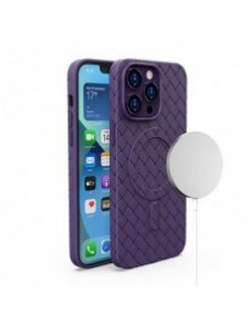 MagSafe Woven Fodral till iPhone 13 Pro - lila