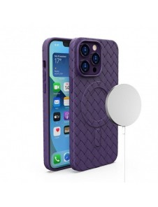 MagSafe Woven Fodral till iPhone 14 - lila