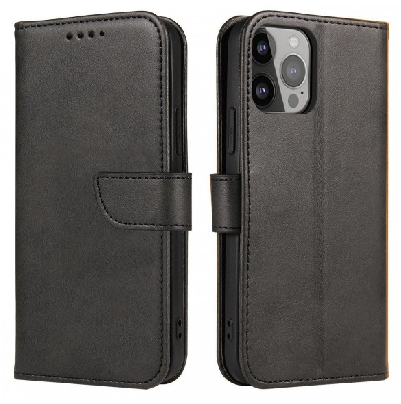 Magnetfodral med flik och plånbok för Realme 11 Pro / 11 Pro+ - svart