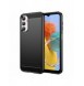 Flexibelt karbonmönsterfodral till Samsung Galaxy M14 Carbon Case - svart