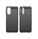 Flexibelt karbonmönsterfodral till Samsung Galaxy M14 Carbon Case - svart