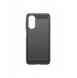 Flexibelt karbonmönsterfodral till Samsung Galaxy M14 Carbon Case - svart