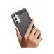 Flexibelt karbonmönsterfodral till Samsung Galaxy M14 Carbon Case - svart