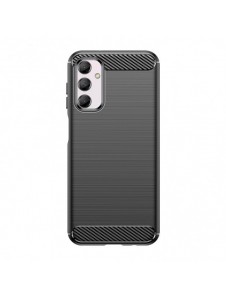 Flexibelt karbonmönsterfodral till Samsung Galaxy M14 Carbon Case - svart