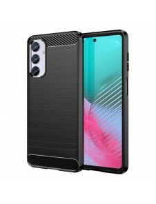 Flexibelt karbonmönsterfodral till Samsung Galaxy M54 Carbon Case - svart