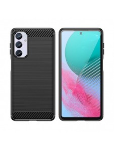 Flexibelt karbonmönsterfodral till Samsung Galaxy M54 Carbon Case - svart