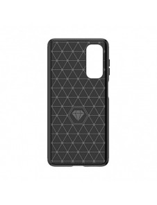 Flexibelt karbonmönsterfodral till Samsung Galaxy M54 Carbon Case - svart