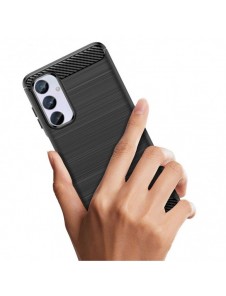 Flexibelt karbonmönsterfodral till Samsung Galaxy M54 Carbon Case - svart