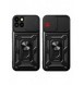 Hybrid Armor Camshield fodral till Infinix Smart 6 HD med kameraskydd - svart