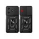 Hybrid Armor Camshield-fodral till Tecno Spark 10 Pro med kameraskydd - svart