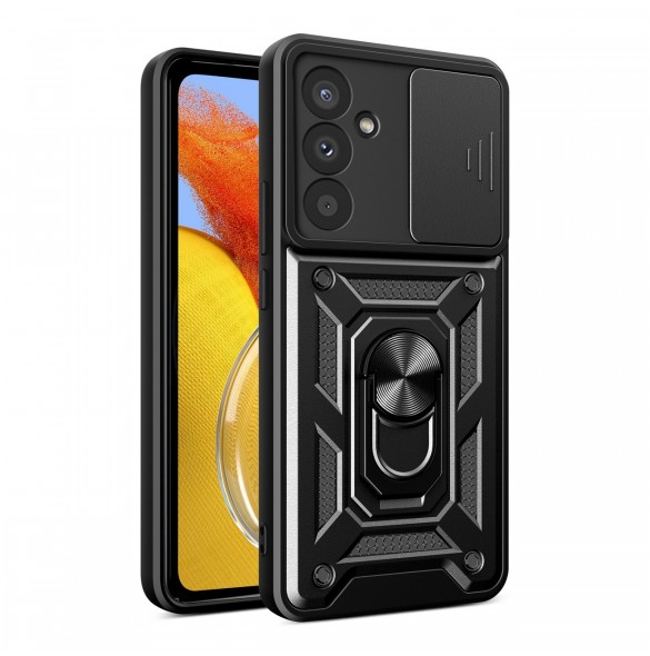 Hybrid Armor Camshield fodral till Samsung M14 med kameraskydd - svart