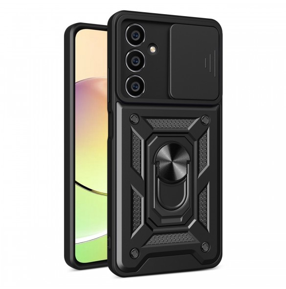 Hybrid Armor Camshield fodral till Samsung M54 med kameraskydd - svart