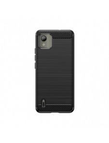 Carbon Case silikonfodral till Nokia C110 - svart
