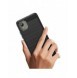 Carbon Case silikonfodral till Nokia C110 - svart