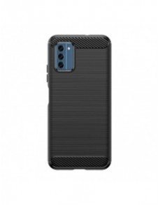 Carbon Case silikonfodral till Nokia C300 - svart