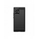 Carbon Case silikonfodral till Motorola Edge 40 Pro - svart