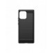 Carbon Case silikonfodral till Motorola Edge 40 Pro - svart