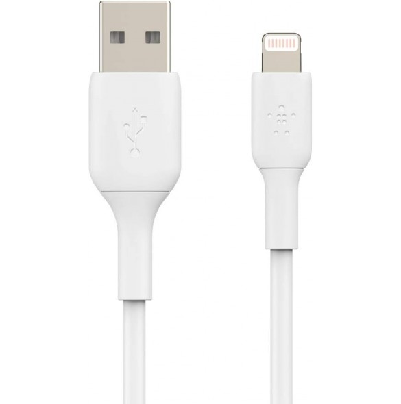 Belkin Lightning-kabel (Boost Charge Lightning / USB-kabel för iPhone, iPad, AirPods) MFi-certifierad iPhone-laddningskabel