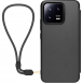 Gjord för Xiaomi bokfodral med halsband för Xiaomi 13 Black