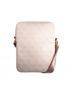 Guess PU 4G Printed Stripes Tablet Bag 10" Rosa