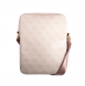 Guess PU 4G Printed Stripes Tablet Bag 10" Rosa