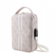 Guess PU 4G Printed Stripes Travel Universal Bag Pink