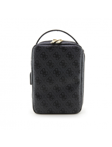 Guess PU 4G Printed Stripes Travel Universalväska Svart