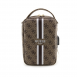 Guess PU 4G Printed Stripes Travel Universal Bag Brun
