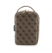 Guess PU 4G Printed Stripes Travel Universal Bag Brun
