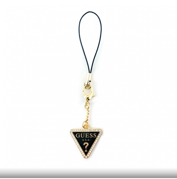 Guess - Triangle Diamant Metall Charm Med Rhinestenes