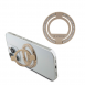 Guess - Magsafe Ringställ Med Präggad Logo Och Rhinestenes - Guld