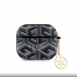 Airpods 3 Guess - Airpods-fodral Pu G Kub Och Guld Metalllogo Klassisk Med Charm - Svart