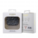 Airpods Pro 2 Guess - Airpods-fodral Pu G Kub Och Guld Metalllogo Classic Med Charm - Svart