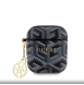 Airpods 1/2 Guess - Airpods-fodral Pu G Kub Och Guld Metalllogo Klassisk Med Charm - Svart