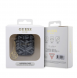 Airpods 1/2 Guess - Airpods-fodral Pu G Kub Och Guld Metalllogo Klassisk Med Charm - Svart