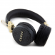 Guess - Bluetooth-hörrtelefon Ljud 4g Pu-läder Med Metalllogo - Svart