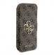 Iphone 15 Pro Max Guess - Pu Läder 4g Folio Fodral Big Metal Logo - Brunt