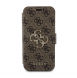 Iphone 15 Pro Max Guess - Pu Läder 4g Folio Fodral Big Metal Logo - Brunt