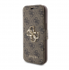 Iphone 15 Guess - Pu Läder 4g Foliofodral Big Metal Logo - Brunt