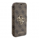 Iphone 15 Guess - Pu Läder 4g Foliofodral Big Metal Logo - Brunt