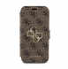 Iphone 15 Guess - Pu Läder 4g Foliofodral Big Metal Logo - Brunt