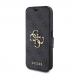 Iphone 15 Pro Max Guess - Pu Läder 4g Folio Fodral Big Metal Logo - Grå