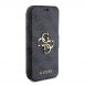 Iphone 15 Pro Guess - Pu Läder 4g Foliofodral Big Metal Logo - Grå