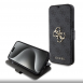 Iphone 15 Plus Guess - Pu Läder 4g Folio Fodral Big Metal Logo - Grå