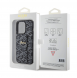 Iphone 15 Pro Max Guess - Grip Ställfodral Pu Gcube Metal Script Logo - Svart