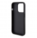 Iphone 15 Pro Guess - Grip Ställfodral Pu Gcube Metal Script Logo - Svart