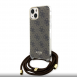 Iphone 15 Guess - Iml 4g Tryckt Crossbody Cord Cord - Brunt